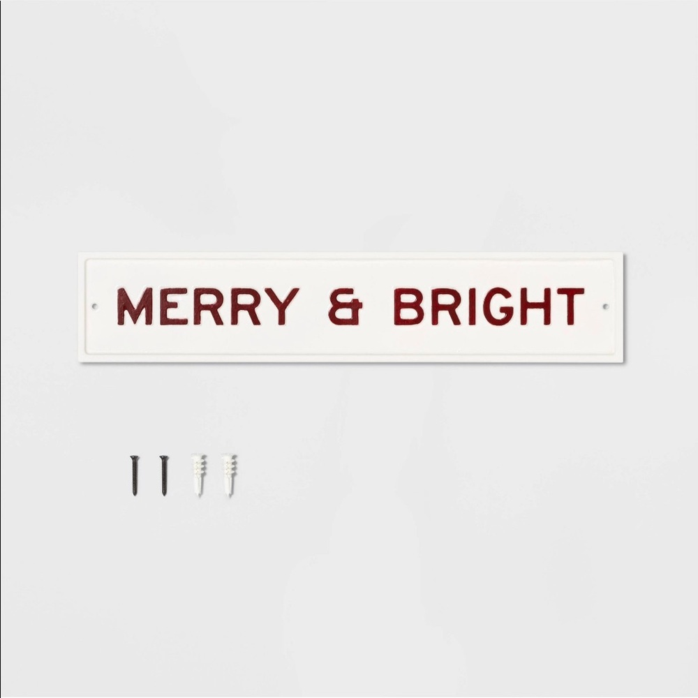 Hearth & Hand Christmas Wall Sign